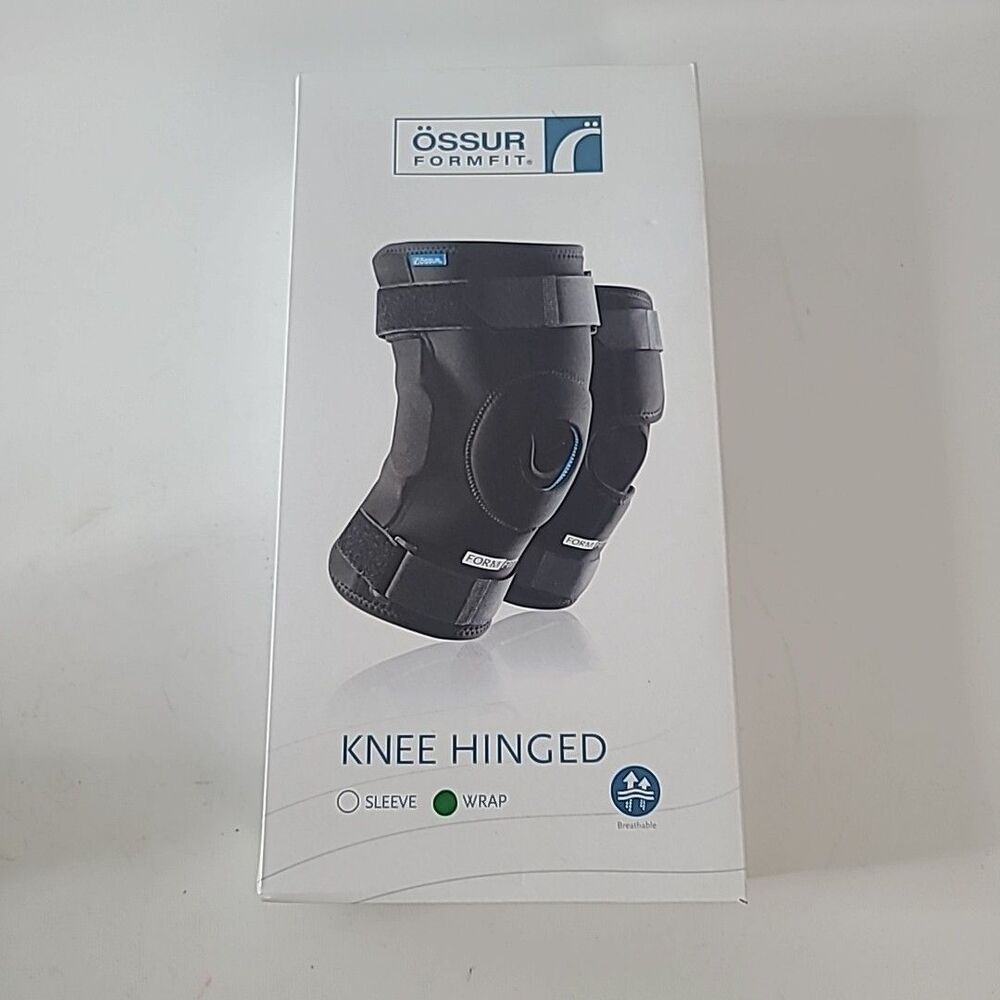 Ossur Form-Fit Ply Hinged Knee Brace Wrap 503253 Size Small Black